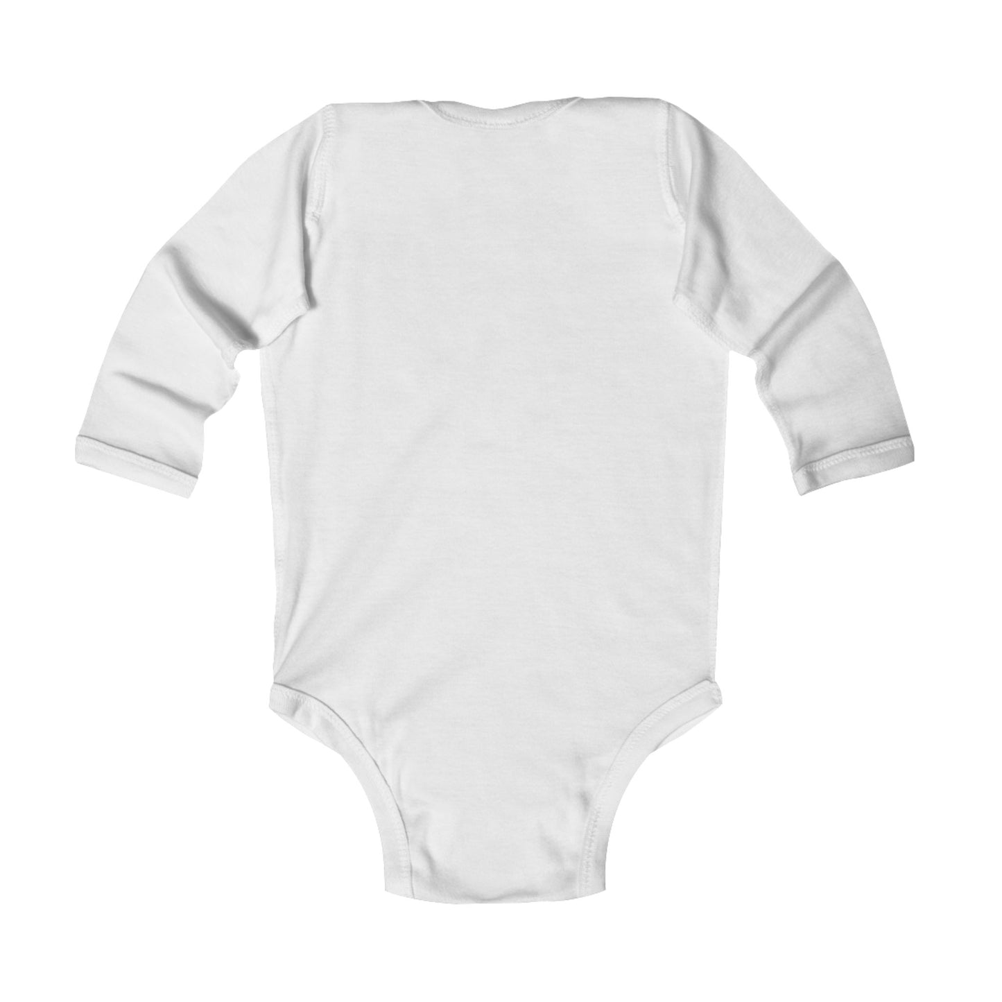 Baby Bodysuit – Pink "pipito" Retro Block Logo Infant Long Sleeve Onesie