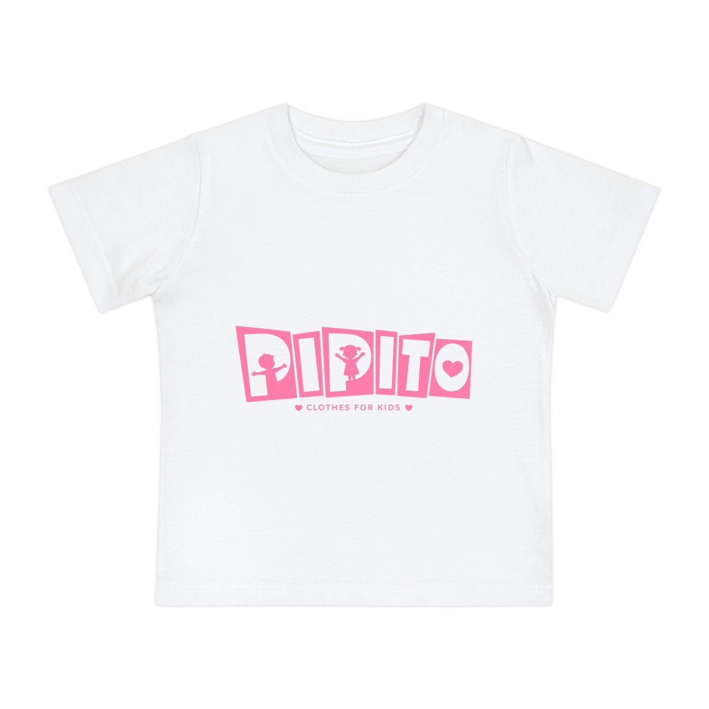 Baby T-Shirt — 'Pipito' Pink Logo Infant Tee