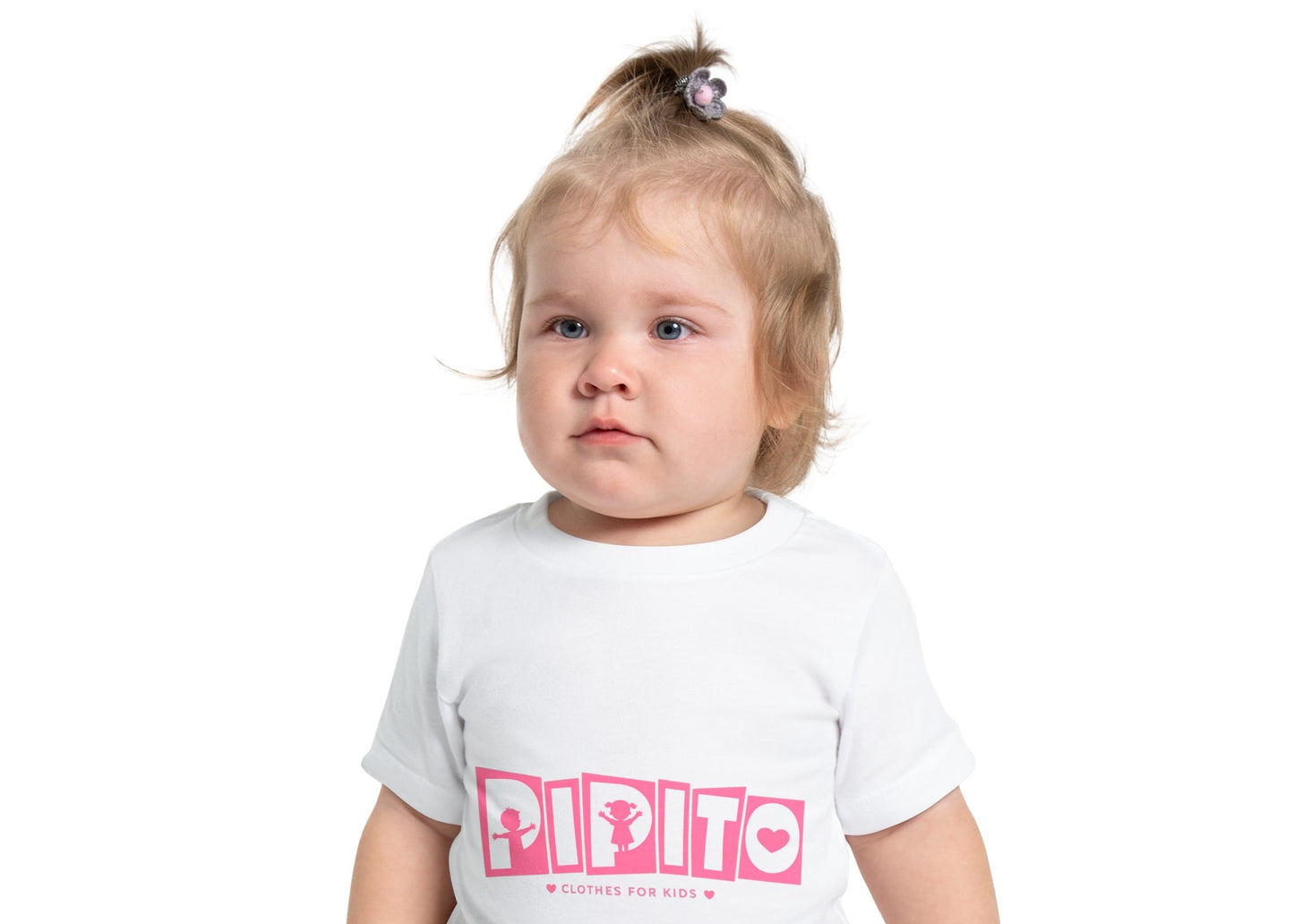 Baby T-Shirt — 'Pipito' Pink Logo Infant Tee