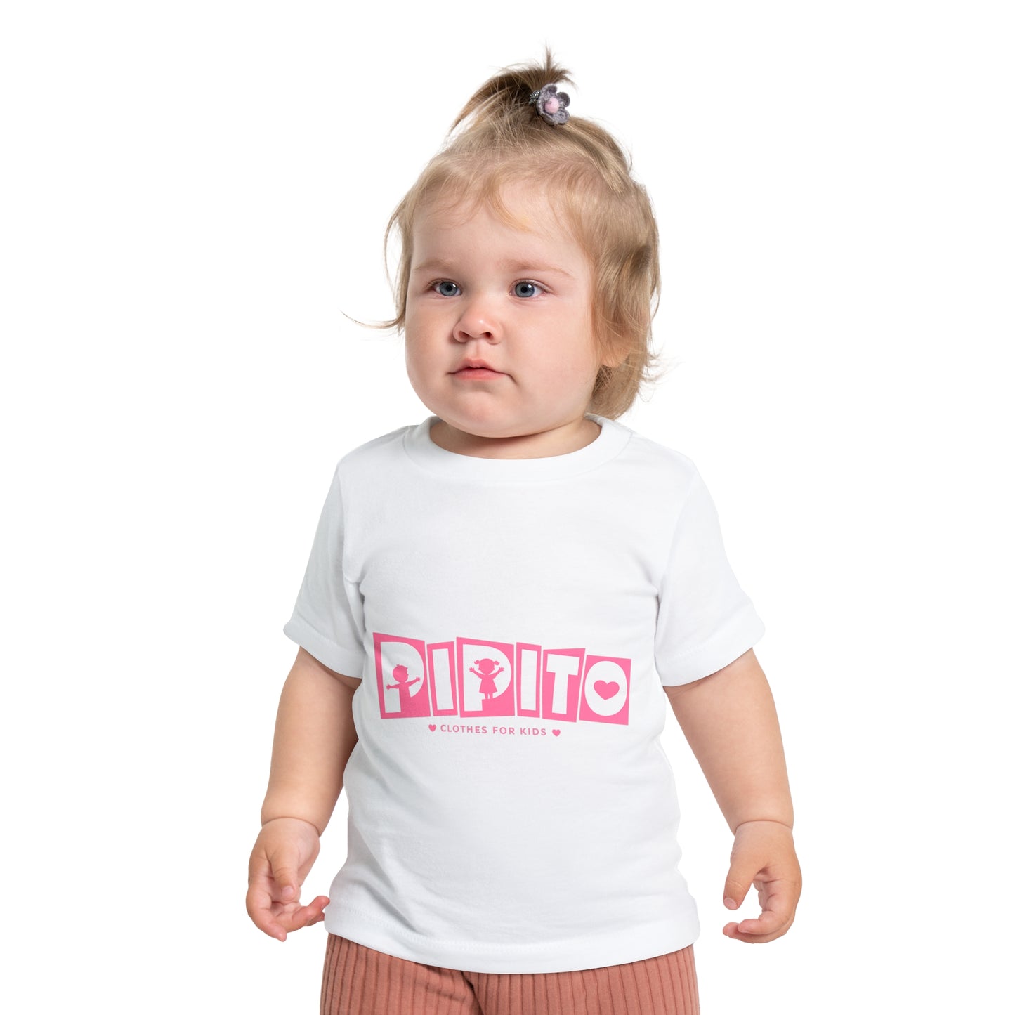 Baby T-Shirt — 'Pipito' Pink Logo Infant Tee