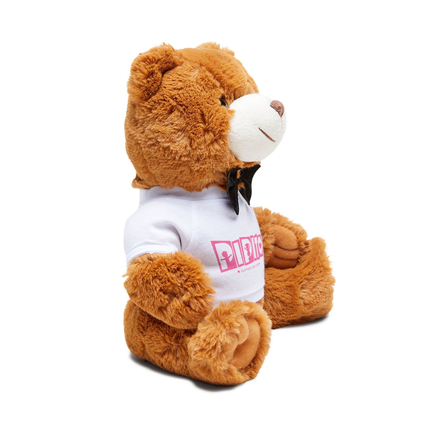 Cute Brown Teddy Bear Plush with "Pipito" T‑Shirt — Gift for Kids & Valentine’s